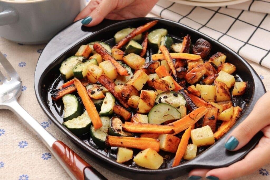 Legumes Assados com Azeite e Alecrim