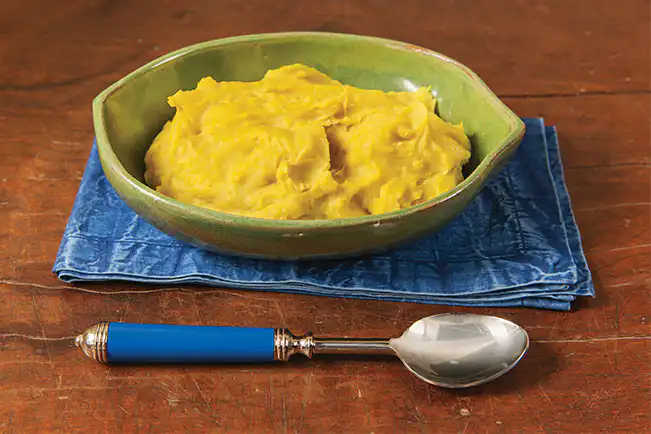 Purê de Batata-Doce com Azeite
