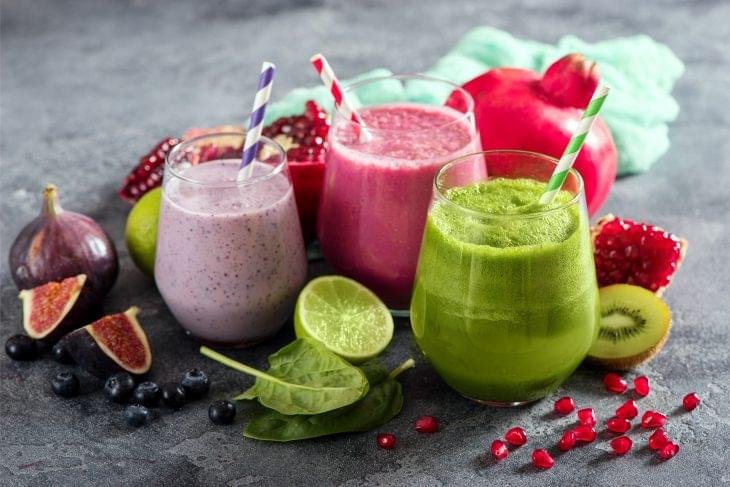 Smoothies e Sucos Mediterrâneos